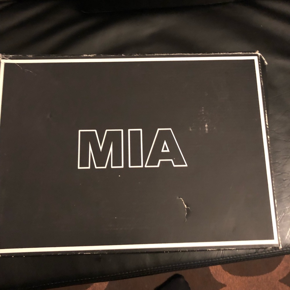 Mia peep toe heels